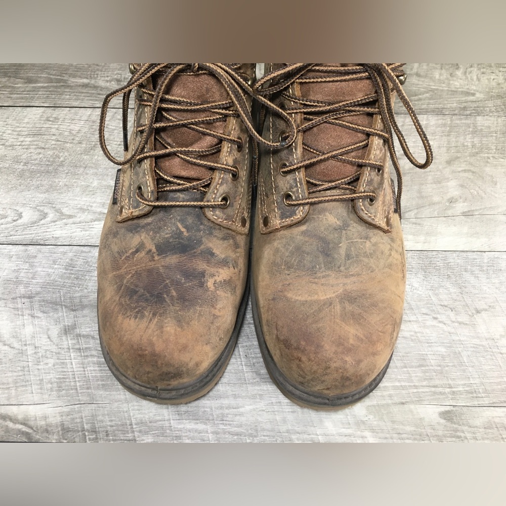 Carolina CA3044 Soft Toe Waterproof Scubaliber EH Leather Mens Work Boots Size 9 - Picture 5 of 11